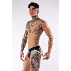 Mr B - Mister B Jockstrap En Néoprène JOCK BRIEF Mr B Noir-Blanc 8 Mr B - Mister B Jockstrap En Néoprène JOCK BRIEF Mr B Noir-Blanc -FÉMINITÉS boutique jockstrap en neoprene jock brief mr b noir blanc 3