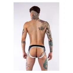 Mr B - Mister B Jockstrap En Néoprène JOCK BRIEF Mr B Noir-Blanc 9 Mr B - Mister B Jockstrap En Néoprène JOCK BRIEF Mr B Noir-Blanc -FÉMINITÉS boutique jockstrap en neoprene jock brief mr b noir blanc 4