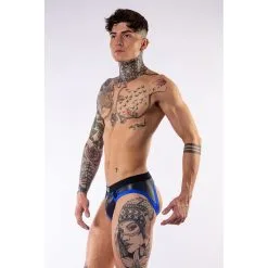 Mr B - Mister B Jockstrap En Néoprène JOCK BRIEF Mr B Noir-Bleu 8 Mr B - Mister B Jockstrap En Néoprène JOCK BRIEF Mr B Noir-Bleu -FÉMINITÉS boutique jockstrap en neoprene jock brief mr b noir bleu 3