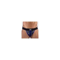 Mr B - Mister B Jockstrap En Néoprène Mister B Noir-Bleu