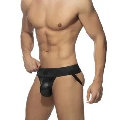 AD Fetish Jockstrap FRONT ZIP RUB Noir 9 AD Fetish Jockstrap FRONT ZIP RUB Noir -FÉMINITÉS boutique jockstrap front zip rub noir 3