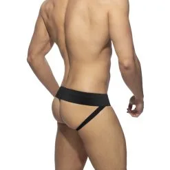 AD Fetish Jockstrap FRONT ZIP RUB Noir 10 AD Fetish Jockstrap FRONT ZIP RUB Noir -FÉMINITÉS boutique jockstrap front zip rub noir 4