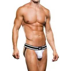 Prowler Underwear Jockstrap JOCK Prowler Blanc-Noir -FÉMINITÉS boutique jockstrap jock prowler blanc noir 3