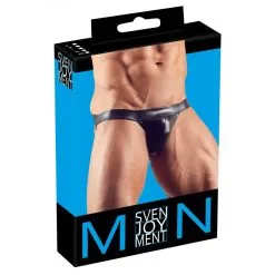 Svenjoyment Jockstrap MUNIX Imitation Vinyle Noir -FÉMINITÉS boutique jockstrap munix imitation vinyle noir 2