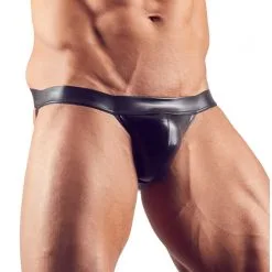Svenjoyment Jockstrap MUNIX Imitation Vinyle Noir
