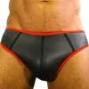 Rude Rider Jockstrap Néoprène Noir-Rouge