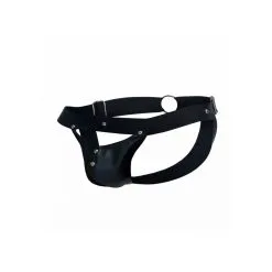 MOB Eroticwear Jockstrap PEAKABOO Noir -FÉMINITÉS boutique jockstrap peakaboo noir 5