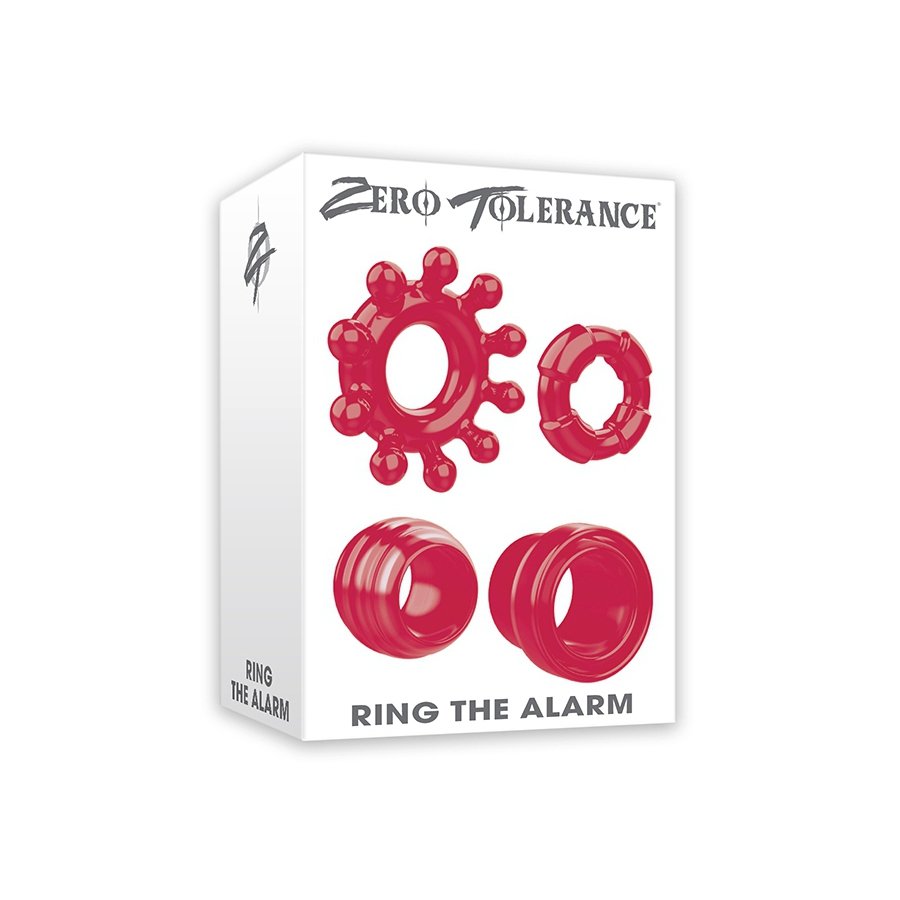 Zero Tolerance Kit 4 Cockrings RING THE ALARM 2 Zero Tolerance Kit 4 Cockrings RING THE ALARM – Image 2