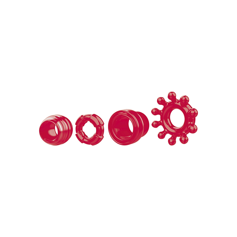 Zero Tolerance Kit 4 Cockrings RING THE ALARM 3 Zero Tolerance Kit 4 Cockrings RING THE ALARM – Image 3