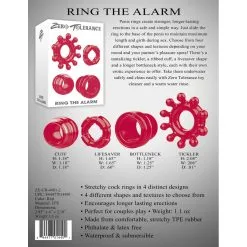 Zero Tolerance Kit 4 Cockrings RING THE ALARM 7 Zero Tolerance Kit 4 Cockrings RING THE ALARM -FÉMINITÉS boutique kit 4 cockrings ring the alarm 3