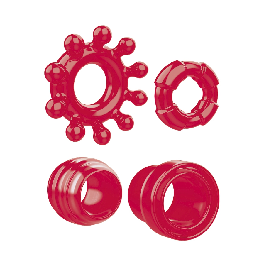 Zero Tolerance Kit 4 Cockrings RING THE ALARM 1 Zero Tolerance Kit 4 Cockrings RING THE ALARM