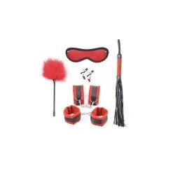 Generique Kit Bondage 5 Pièces Rouge