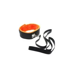 Generique Kit Bondage 7 Pièces Noir/Orange -FÉMINITÉS boutique kit bondage 7 pieces noir orange 1