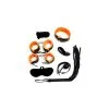 Generique Kit Bondage 7 Pièces Noir/Orange