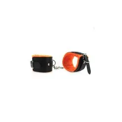 Generique Kit Bondage 7 Pièces Noir/Orange -FÉMINITÉS boutique kit bondage 7 pieces noir orange 2