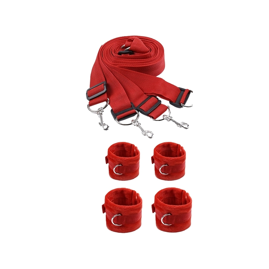 Generique Kit Bondage Pour Le Lit Rouge 2 Generique Kit Bondage Pour Le Lit Rouge – Image 2