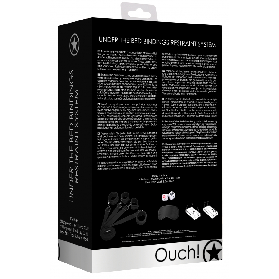 Ouch! Kit D'attaches Pour Lit UNDER THE BED 2 Ouch! Kit D'attaches Pour Lit UNDER THE BED – Image 2