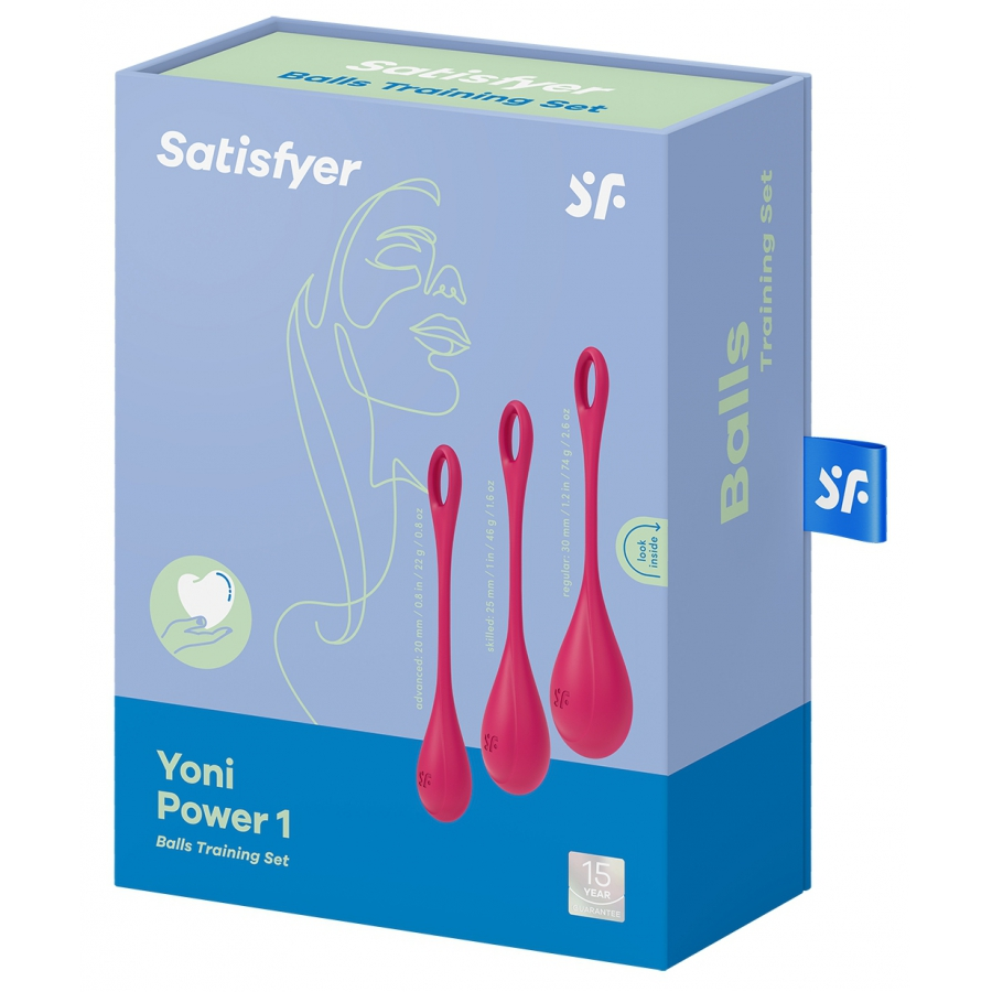 Satisfyer Kit D'entraînement Boules De Geisha YONI POWER 1 Rose 2 Satisfyer Kit D'entraînement Boules De Geisha YONI POWER 1 Rose – Image 2