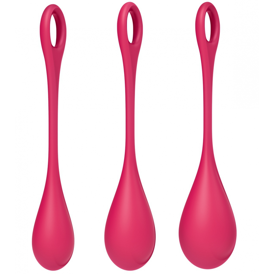 Satisfyer Kit D'entraînement Boules De Geisha YONI POWER 1 Rose 4 Satisfyer Kit D'entraînement Boules De Geisha YONI POWER 1 Rose – Image 4
