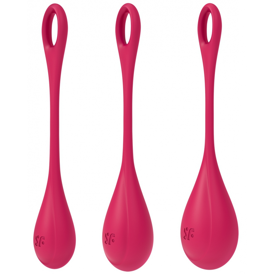 Satisfyer Kit D'entraînement Boules De Geisha YONI POWER 1 Rose 1 Satisfyer Kit D'entraînement Boules De Geisha YONI POWER 1 Rose