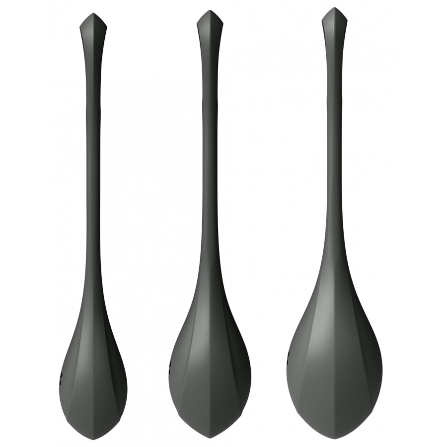 Satisfyer Kit D'entraînement Boules De Geisha YONI POWER 2 Noir 3 Satisfyer Kit D'entraînement Boules De Geisha YONI POWER 2 Noir – Image 3