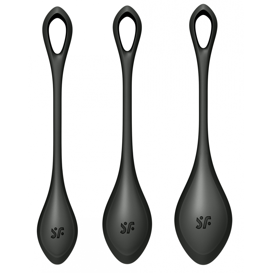 Satisfyer Kit D'entraînement Boules De Geisha YONI POWER 2 Noir 5 Satisfyer Kit D'entraînement Boules De Geisha YONI POWER 2 Noir – Image 5