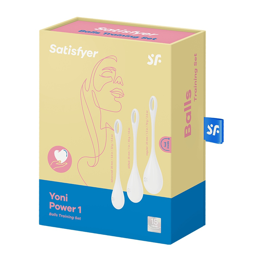 Satisfyer Kit D'entraînement YONI POWER 1 Blanc 2 Satisfyer Kit D'entraînement YONI POWER 1 Blanc – Image 2