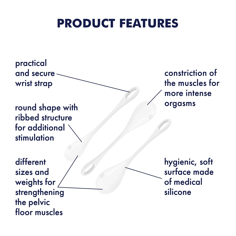 Satisfyer Kit D'entraînement YONI POWER 1 Blanc 5 Satisfyer Kit D'entraînement YONI POWER 1 Blanc – Image 5