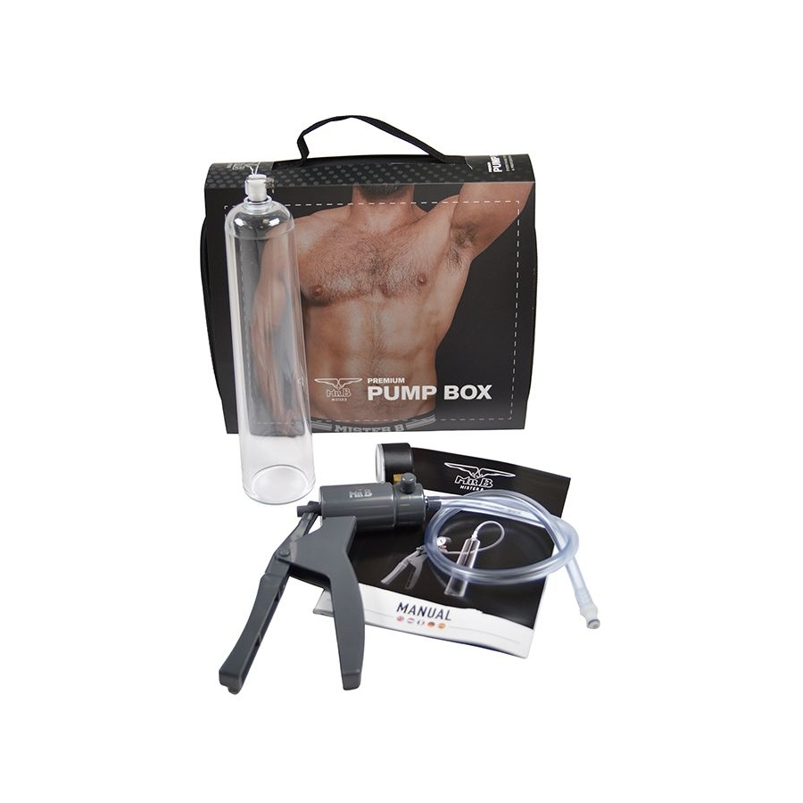 Mr B - Mister B Kit Pompe à Pénis PUMP BOX Mr B 23cm 1 Mr B - Mister B Kit Pompe à Pénis PUMP BOX Mr B 23cm