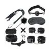Generique Kit SM Bondage 10 Pièces Noir