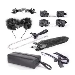 SM Fantasy Kit Sm BOW SUIT 7 Pièces Noir 9 SM Fantasy Kit Sm BOW SUIT 7 Pièces Noir -FÉMINITÉS boutique kit sm bow suit 7 pieces noir 2