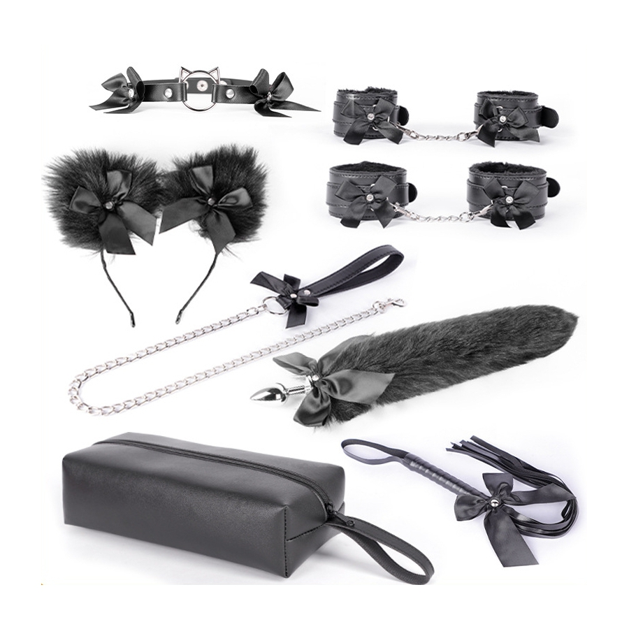 SM Fantasy Kit Sm BOW SUIT 7 Pièces Noir 3 SM Fantasy Kit Sm BOW SUIT 7 Pièces Noir – Image 3