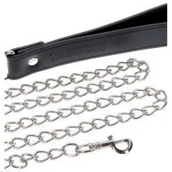 Laisse En Métal LUXUR ESSENTIAL Taboom Noir -FÉMINITÉS boutique laisse en metal luxur essential taboom noir 1