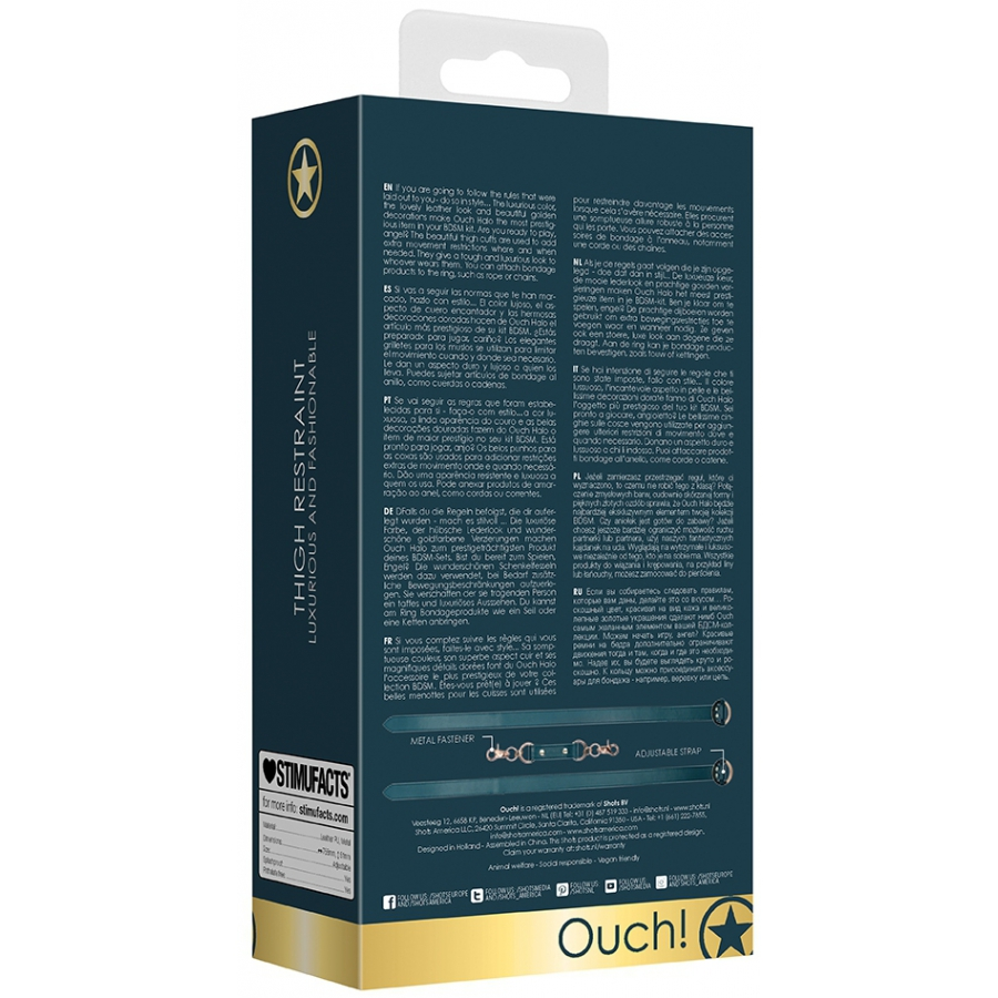 Ouch! Halo Liens Pour Les Cuisses THIGH LUXY Bleu 3 Ouch! Halo Liens Pour Les Cuisses THIGH LUXY Bleu – Image 3