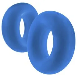 Hünkyjunk By Oxballs Lot De 2 Cockring Silicone STIFFY Bulge Bleus -FÉMINITÉS boutique lot de 2 cockrings silicone stiffy bulge bleus 4