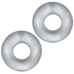 Hünkyjunk By Oxballs Lot De 2 Cockrings Silicone STIFFY Bulge Transparents