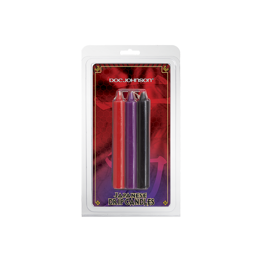 Doc Johnson Lot De 3 Bougies Colorées 2 Doc Johnson Lot De 3 Bougies Colorées – Image 2