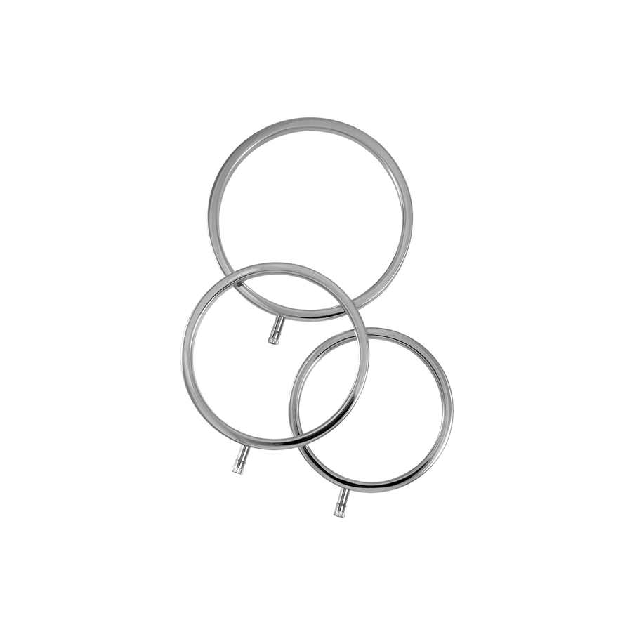Lot De 3 Cockring Électro SCROTAL RINGS Electrastim 1 Lot De 3 Cockring Électro SCROTAL RINGS Electrastim