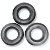Lot De 3 Cockrings Oxballs FAT WILLY Gris