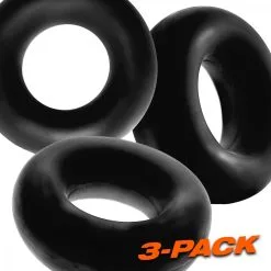 Lot De 3 Cockrings Oxballs FAT WILLY Noirs -FÉMINITÉS boutique lot de 3 cockrings oxballs fat willy noirs 5