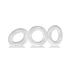 Lot De 3 Cockrings Oxballs WILLY RINGS Blanc