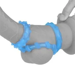 Lot De 3 Cockrings Phosphorescents LUMINO 4cm -FÉMINITÉS boutique lot de 3 cockrings phosphorescents lumino 4cm 2