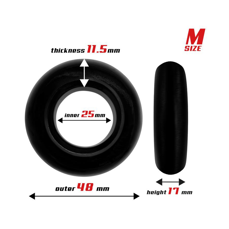 Beast Rings Lot De 3 Cockrings Souples BEAST Noirs 4 Beast Rings Lot De 3 Cockrings Souples BEAST Noirs – Image 4