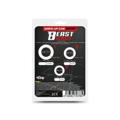 Beast Rings Lot De 3 Cockrings Souples BEAST Transparents -FÉMINITÉS boutique lot de 3 cockrings souples beast transparents 5