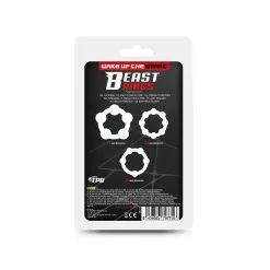 Beast Rings Lot De 3 Mini Cockrings Souples BEADED SET Noirs 7 Beast Rings Lot De 3 Mini Cockrings Souples BEADED SET Noirs -FÉMINITÉS boutique lot de 3 mini cockrings souples beaded set noirs 3