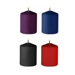 Ouch! Lot De 4 Bougies TEASE CANDLE Parfums Variés 24g