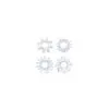 Get Lock Lot De 4 Cockrings Souples RING STARS Transparents