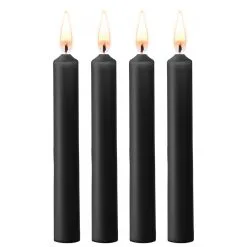 Ouch! Lot De 4 Mini Bougies SM WAX Noire