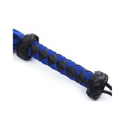 Generique Martinet DOUBLE WEAVER Noir-Bleu 50cm 6 Generique Martinet DOUBLE WEAVER Noir-Bleu 50cm -FÉMINITÉS boutique martinet double weaver noir bleu 50cm 2
