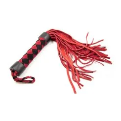 Correct Me Martinet JOKY STAR 38cm Noir-rouge -FÉMINITÉS boutique martinet joky star 38cm noir rouge 1